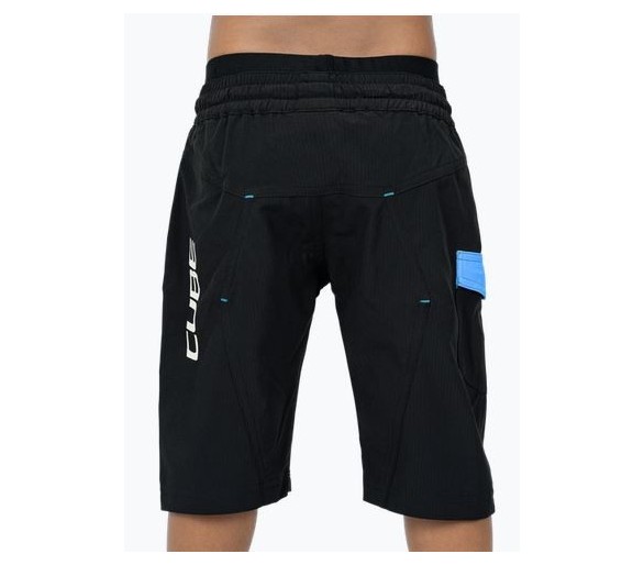 CUBE TEAMLINE Baggy Shorts ROOKIE inkl. Innenhose black