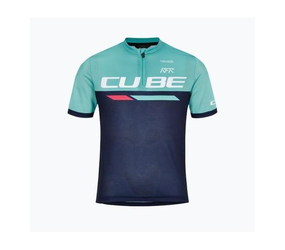 CUBE TEAMLINE Trikot ROOKIE kurzarm blue-mint