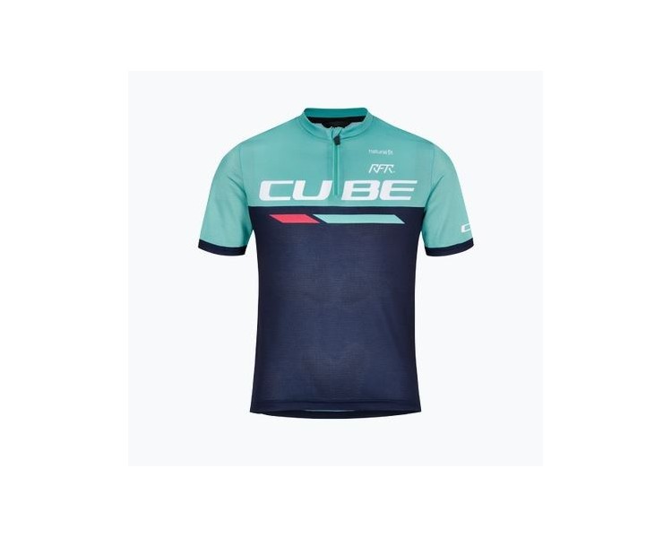 CUBE TEAMLINE Trikot ROOKIE kurzarm blue-mint