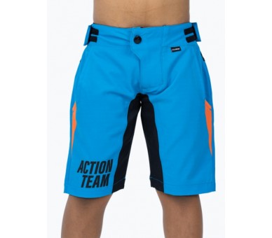 CUBE VERTEX Baggy Shorts ROOKIE X Actionteam blue-orange