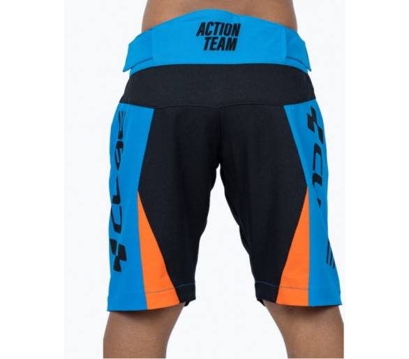 CUBE VERTEX Baggy Shorts ROOKIE X Actionteam blue-orange