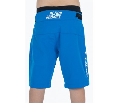 CUBE VERTEX Baggy Shorts ROOKIE X Actionteam inkl. Innenhose blue