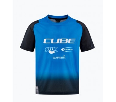 CUBE VERTEX Trikot ROOKIE X Actionteam kurzarm black-blue