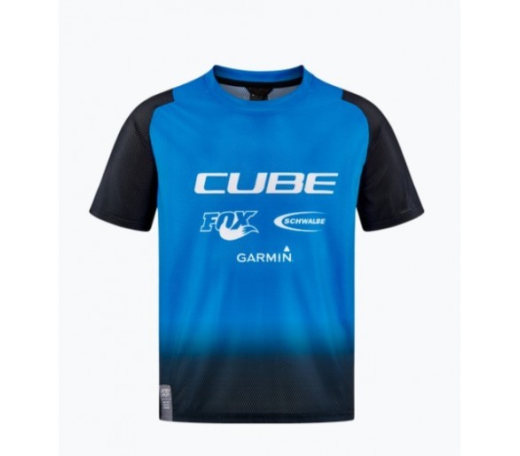 CUBE VERTEX Trikot ROOKIE X Actionteam kurzarm black-blue