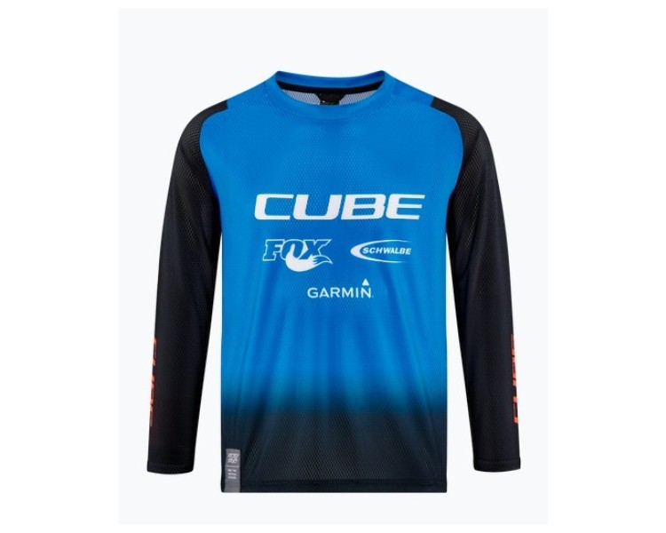 CUBE VERTEX Trikot ROOKIE X Actionteam langarm black-blue