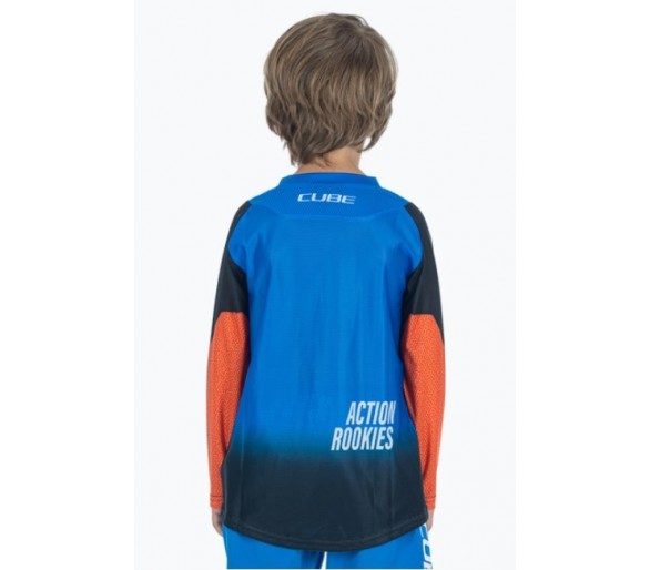 CUBE VERTEX Trikot ROOKIE X Actionteam langarm black-blue