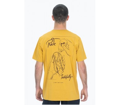 CUBE Organic T-Shirt Hot Dog GTY FIT yellow