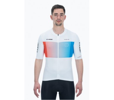 CUBE TEAMLINE Trikot kurzarm white´n´blue´n´red