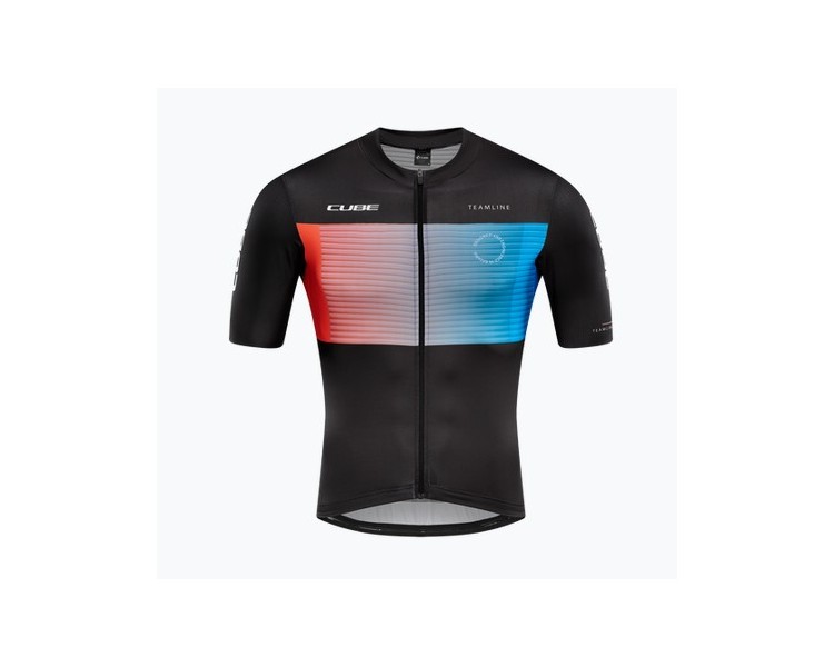 CUBE TEAMLINE Trikot kurzarm black´n´blue´n´red