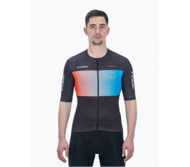 CUBE TEAMLINE Trikot kurzarm black´n´blue´n´red