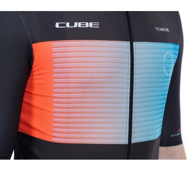 CUBE TEAMLINE Trikot kurzarm black´n´blue´n´red