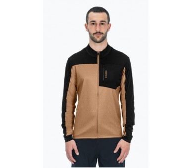 CUBE ATX Trikot Full Zip CMPT langarm brown´n´black