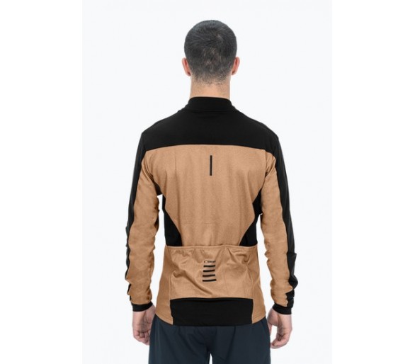 CUBE ATX Trikot Full Zip CMPT langarm brown´n´black