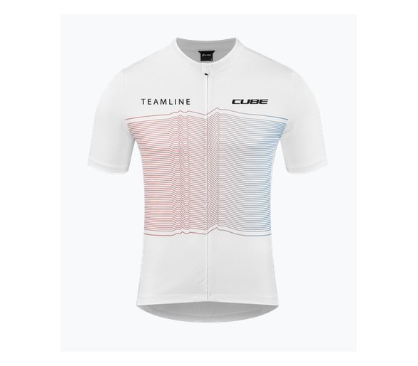 CUBE TEAMLINE Trikot CMPT kurzarm white