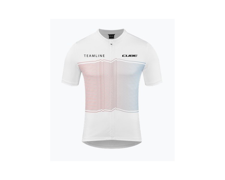 CUBE TEAMLINE Trikot CMPT kurzarm white