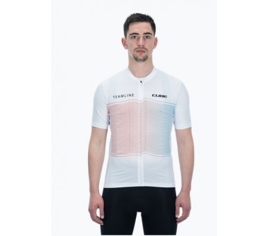 CUBE TEAMLINE Trikot CMPT kurzarm white