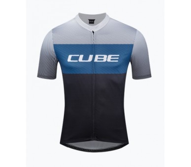 CUBE TEAMLINE Trikot CMPT kurzarm black´n´blue´n´grey