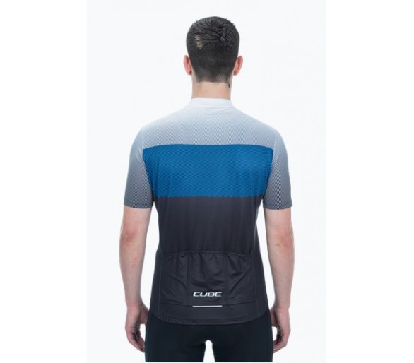 CUBE TEAMLINE Trikot CMPT kurzarm black´n´blue´n´grey