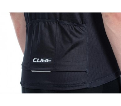 CUBE TEAMLINE Trikot CMPT kurzarm black´n´blue´n´grey