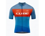 CUBE TEAMLINE Trikot CMPT kurzarm blue´n´red´n´grey