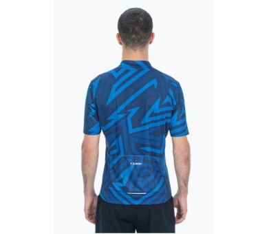 CUBE ATX Trikot Full Zip CMPT kurzarm blue