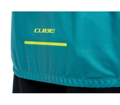 CUBE ATX Trikot Half Zip CMPT kurzarm green´n´lime