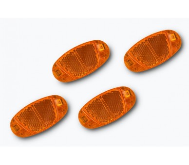 RFR Speichenreflektor Set CMPT  orange, 4 Stück