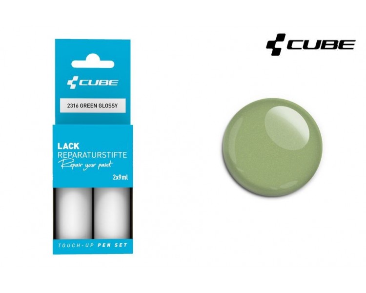 CUBE Lackstift Set GREEN glossy 2316