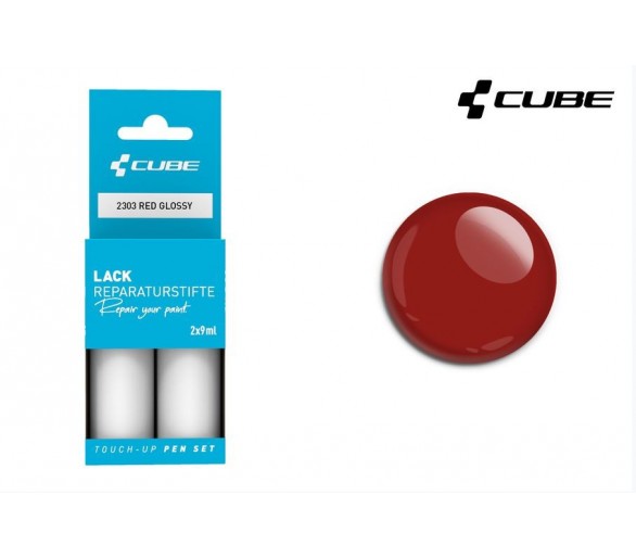 CUBE Lackstift Set RED glossy 2303