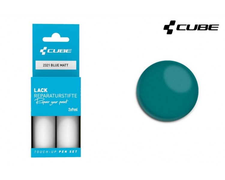 CUBE Lackstift Set BLUE matt 2321