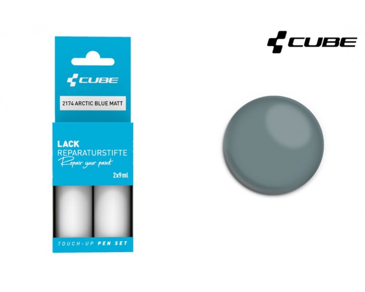 CUBE Lackreparaturstift Set AIR BLUE matt 2195