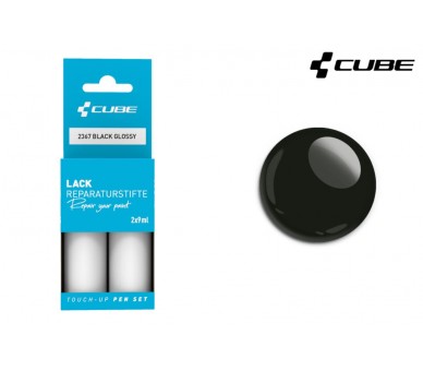 CUBE Lackreparaturstift Set BLACK glossy