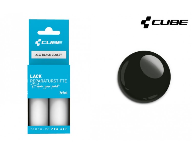 CUBE Lackreparaturstift Set BLACK glossy