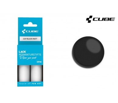 CUBE Lackreparaturstift Set BLACK matt