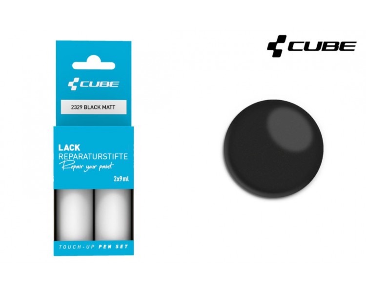 CUBE Lackreparaturstift Set BLACK matt