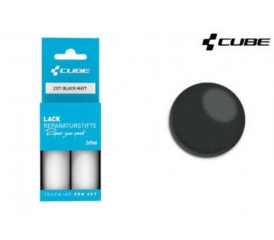 CUBE Lackreparaturstift Set BLACK matt 2371