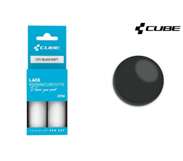 CUBE Lackreparaturstift Set BLACK matt 2371