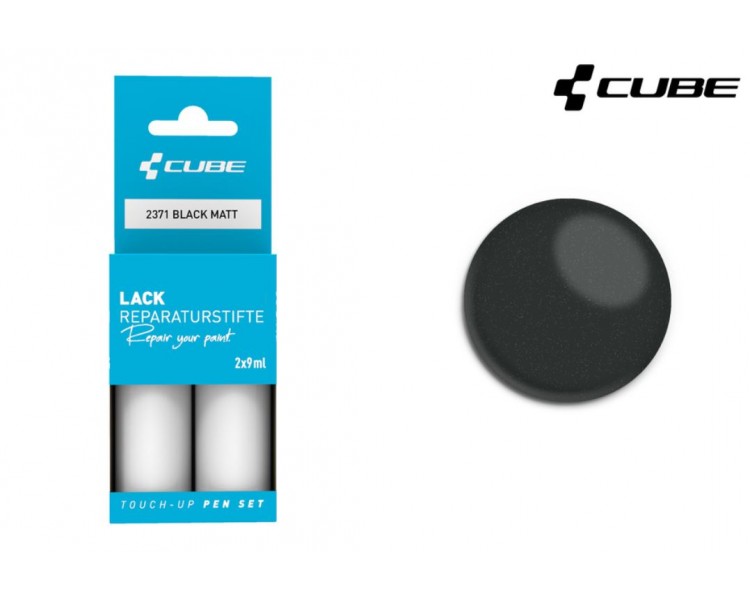 CUBE Lackreparaturstift Set BLACK matt 2371