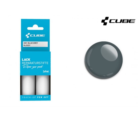 CUBE Lackstift Set BLUE GREY glossy 3001