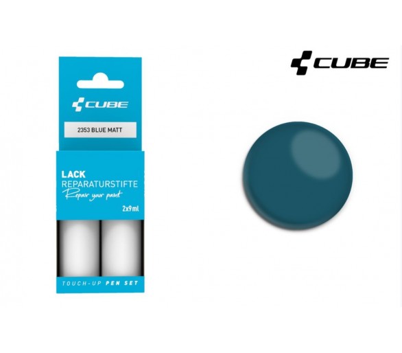 CUBE Lackstift Set BLUE matt 2353