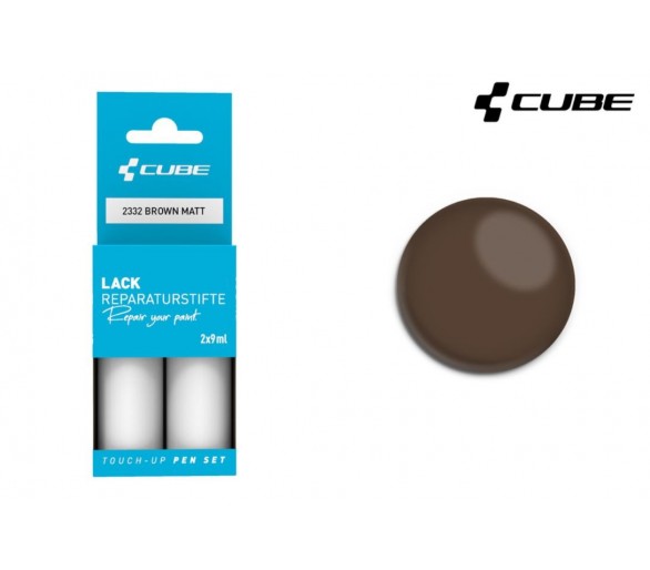 CUBE Lackstift Set BROWN matt 2332