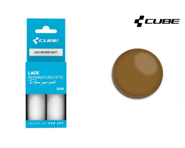 CUBE Lackstift Set BROWN matt 2349