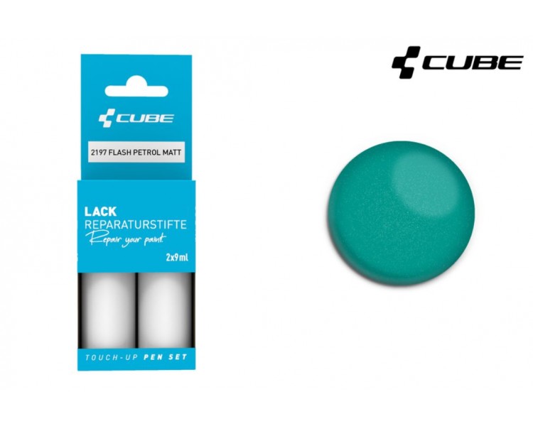 CUBE Lackstift Set FLASH PETROL matt 2197