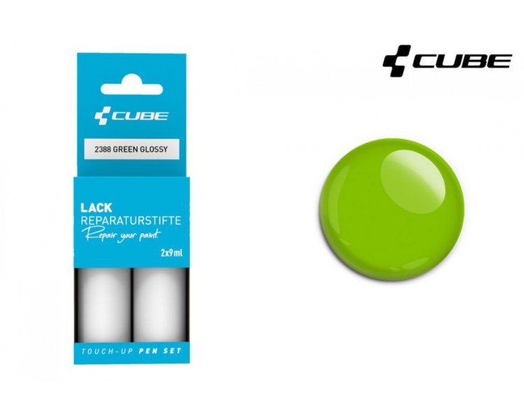 CUBE Lackstift Set GREEN glossy 2388