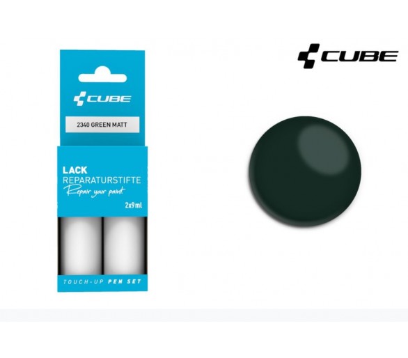 CUBE Lackstift Set GREEN matt 2340