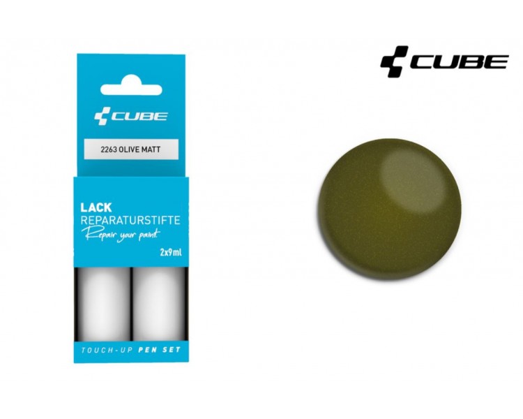 CUBE Lackstift Set OLIVE matt 2342