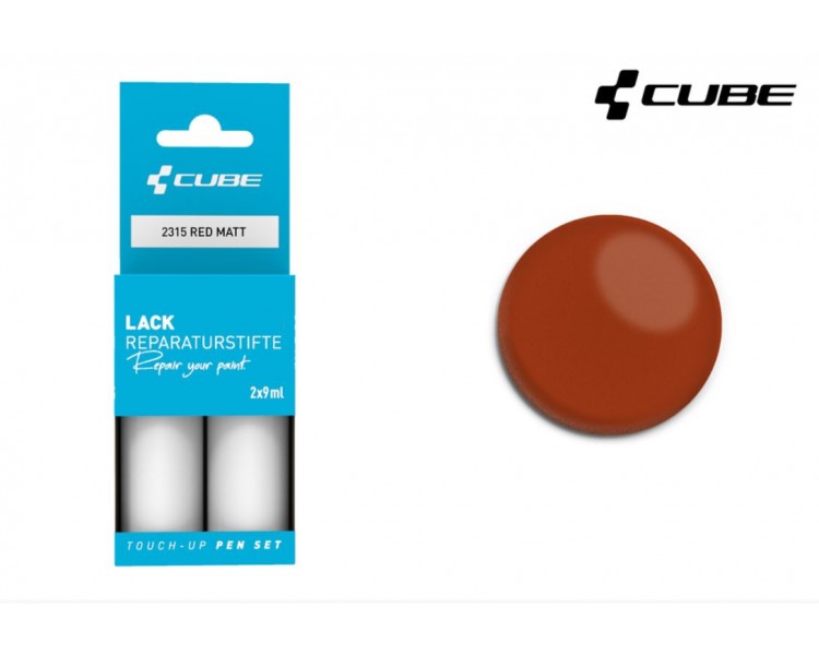CUBE Lackstift Set RED matt 2315