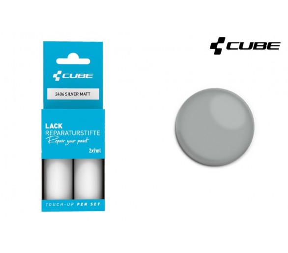 CUBE Lackstift Set SILVER matt 2406