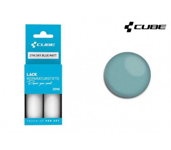 CUBE Lackstift Set SKY BLUE matt 2194