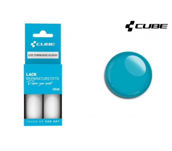 CUBE Lackstift Set TURQUOISE glossy 2238